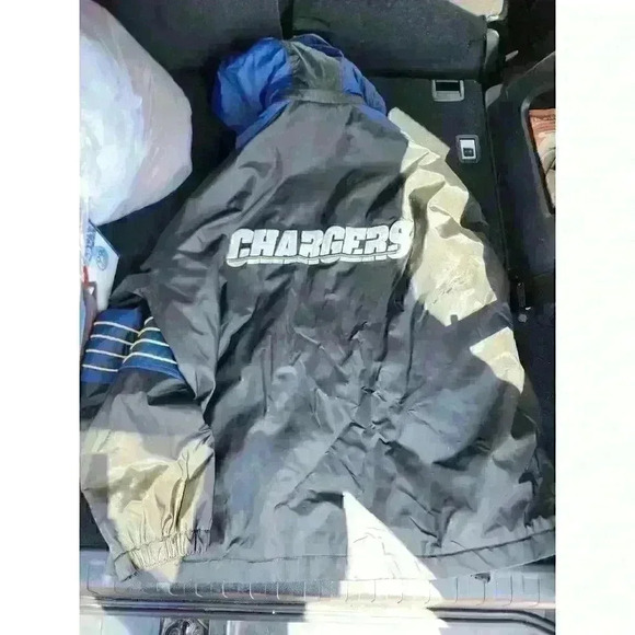 Chargers Vintage Jacket w/Hoodie NFL SZ XL - Picture 5 of 8